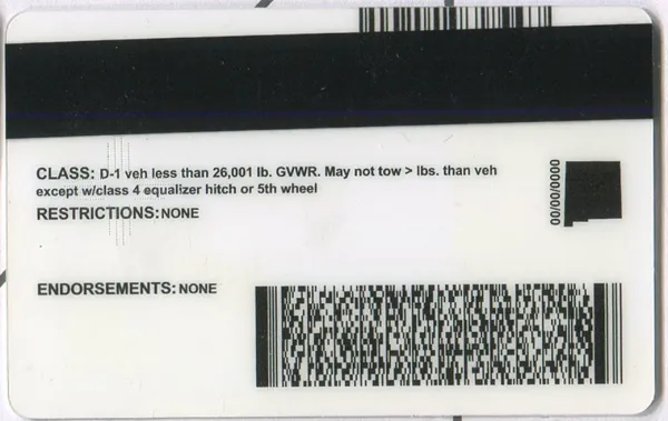 Buy New Mexico fake ID front view online